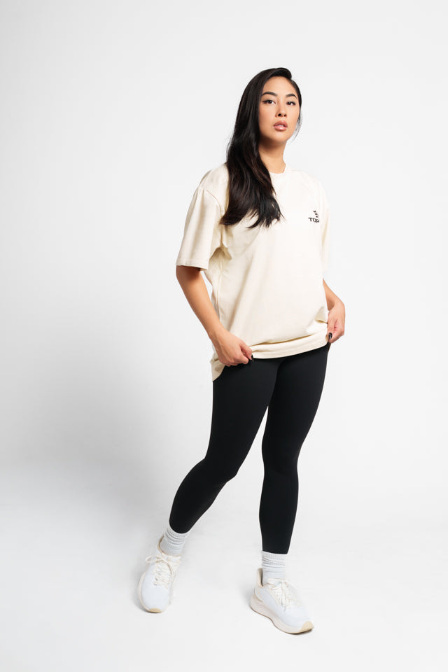 Heavy-Over Size Lifestyle Tee: "Nature's Flow"